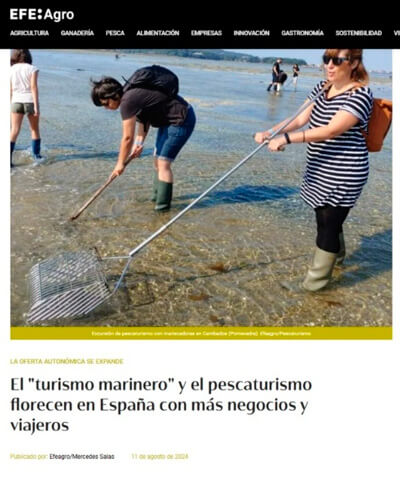 www.pechetourisme-espagne.fr Nouvelles, vidéos et reportages de EFE sur Pêchetourisme Espagne (Pescaturismo)